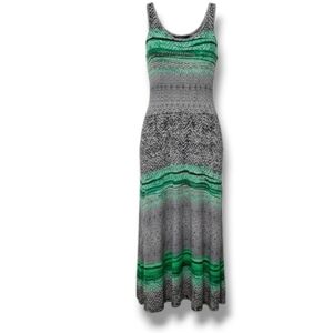 Fever Women’s Multicolor Sleeveless Maxi Dress – Size Small